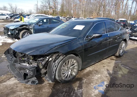 2022 Lexus Es 350 Ultra Luxury из США, поврежденный, VIN 58AFZ1B1XNU127208